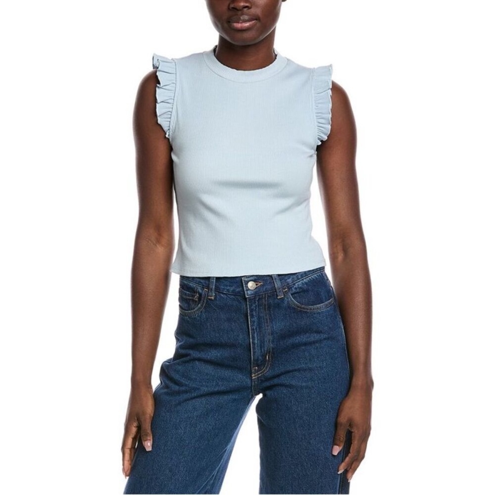 Jac Parker Womens  Bonnie Top, yellow NWT M - Picture 8 of 9